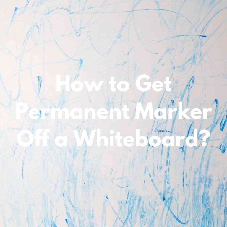 How to Get Permanent Marker Off a Whiteboard?